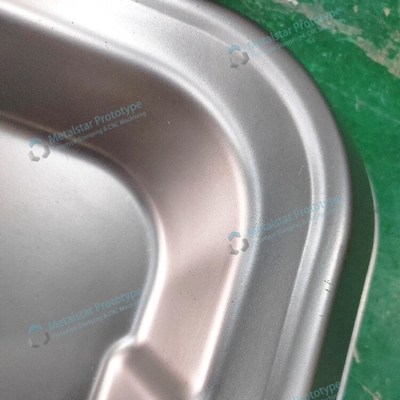 0.8mm SPCD Steel Deep Draw Prototype Parts สําหรับบาร์บีคิวและกริล